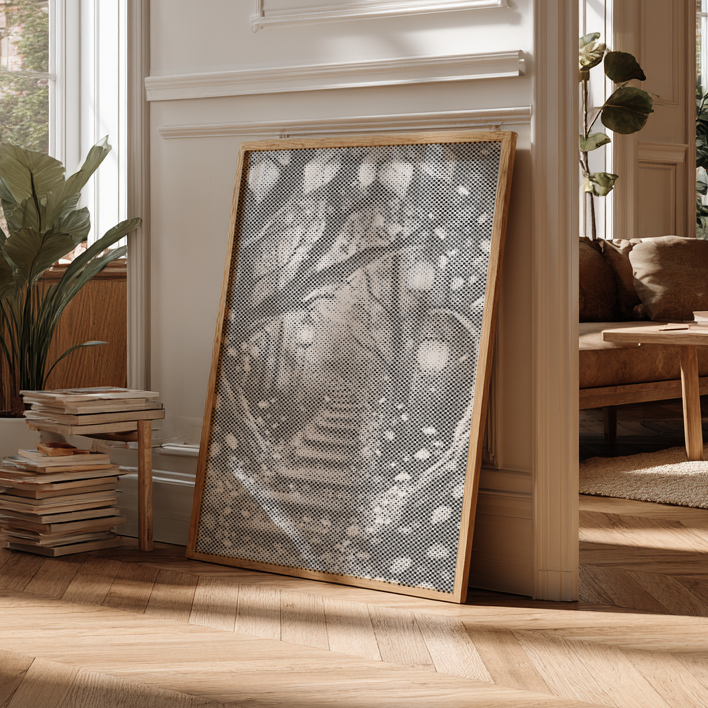 Path of Light in the Forest Dot Painting Kit