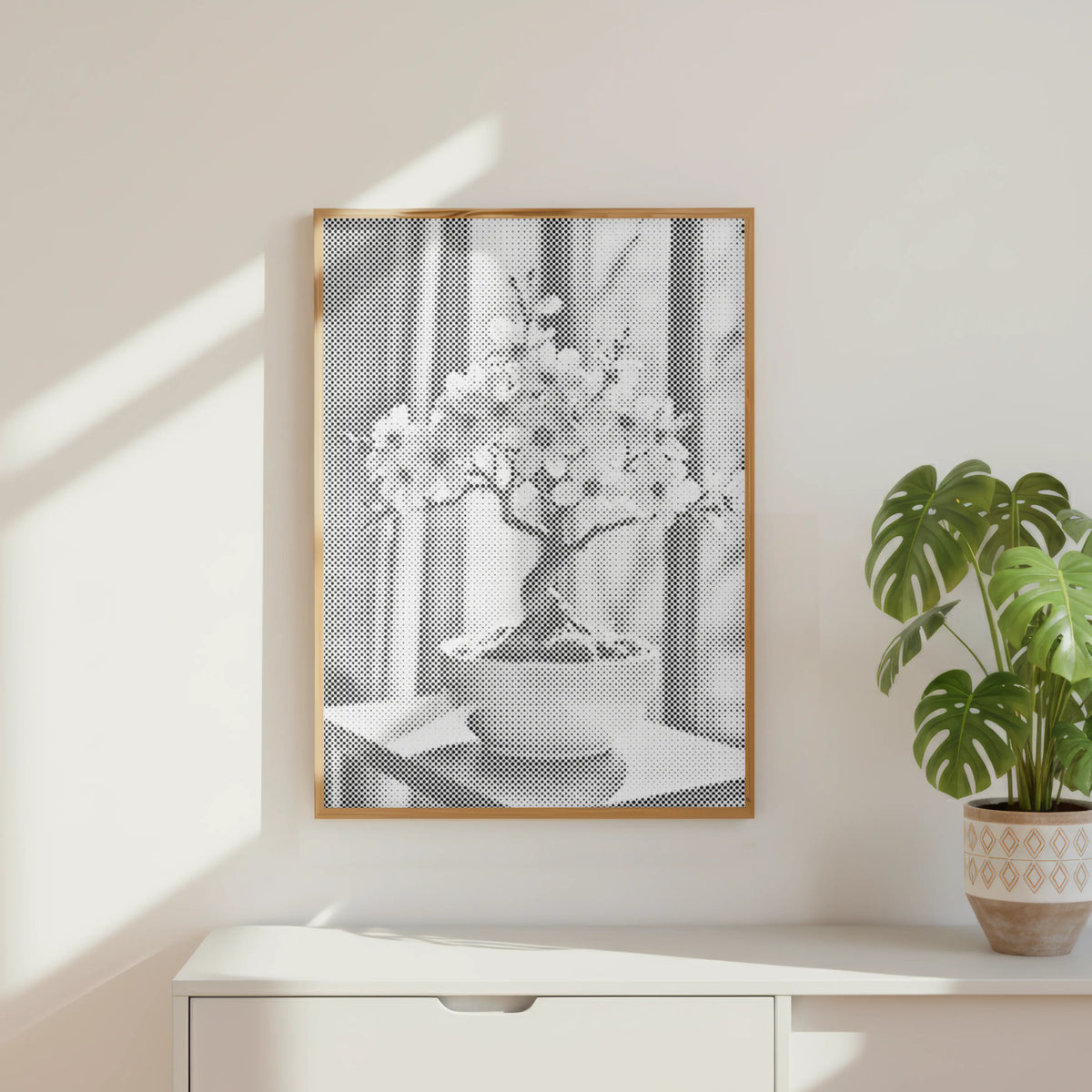 Bonsai Calm | Dot Painting Kit som färdigt prickmålning motiv