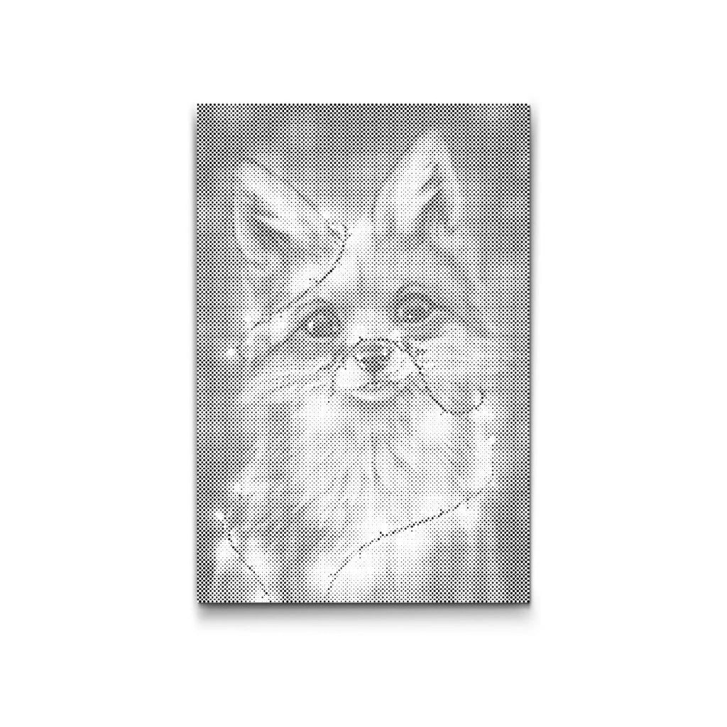 Magic Fox | Dot Painting Kit som färdigt prickmålning motiv