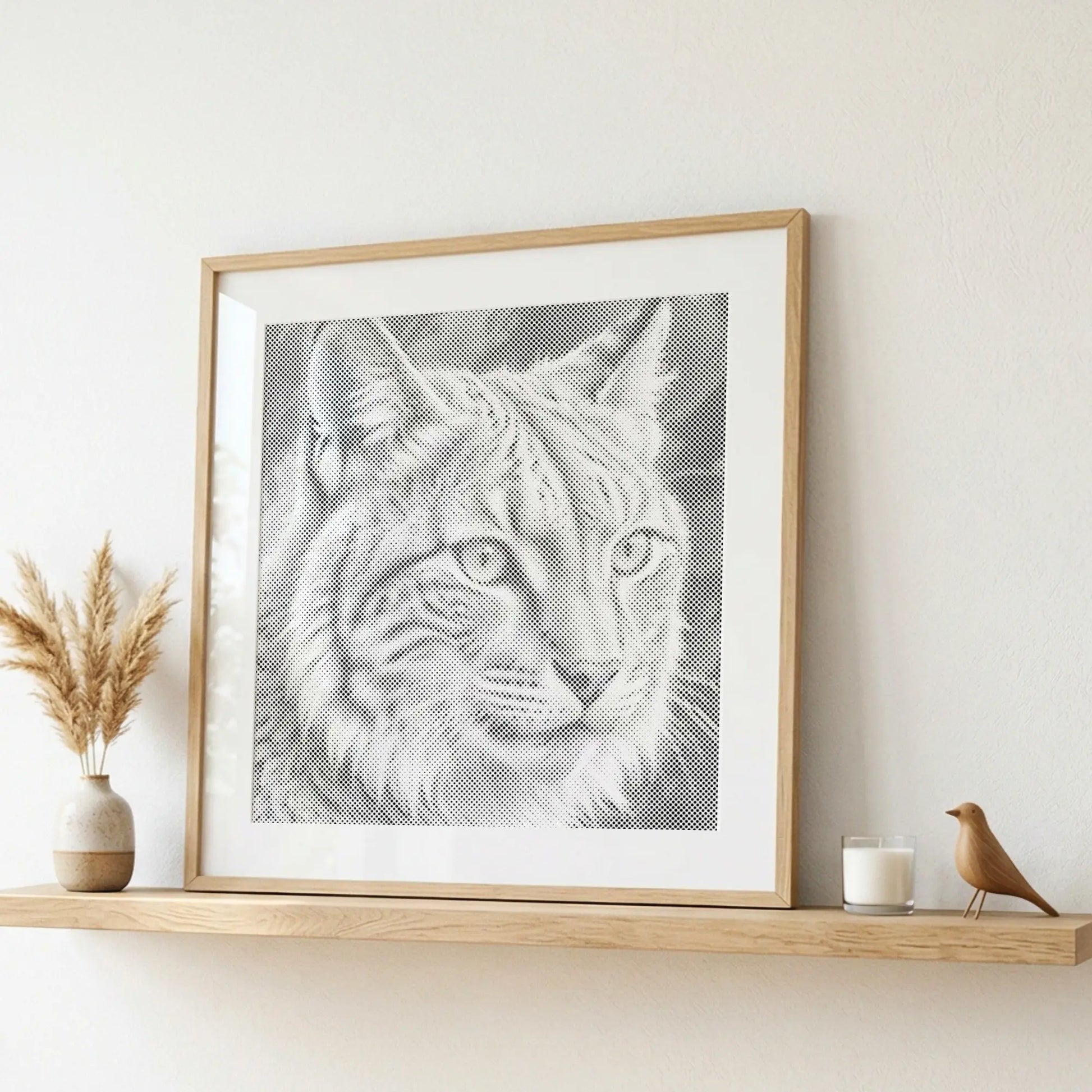 Lynx Dot Painting Kit wall art