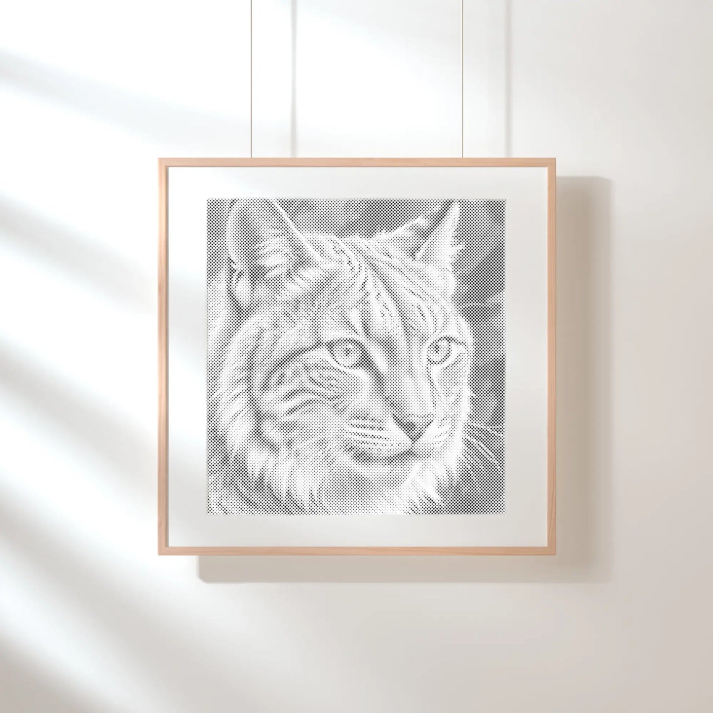 Lynx Dot Painting Kit minimal wall art