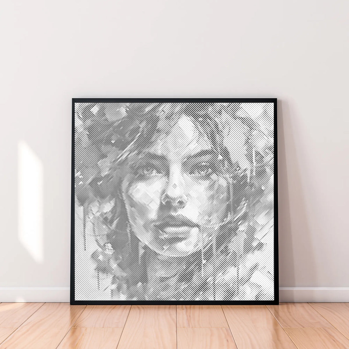 Modern Woman Portrait | Dot Painting Kit som färdigt prickmålning motiv