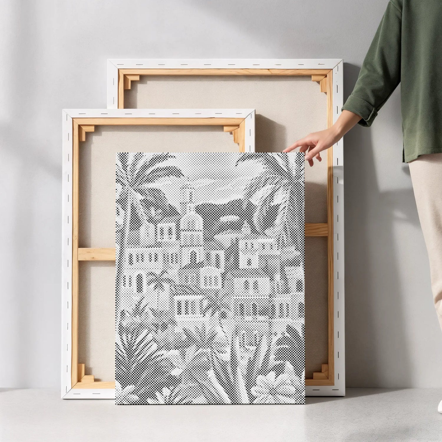 Palm City Mediterranean | Dot Painting creative kit gift