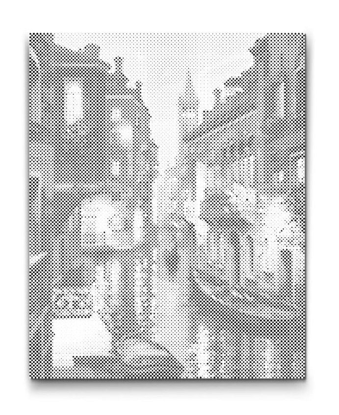 Venice at Night | Dot Painting Kit som färdigt prickmålning motiv