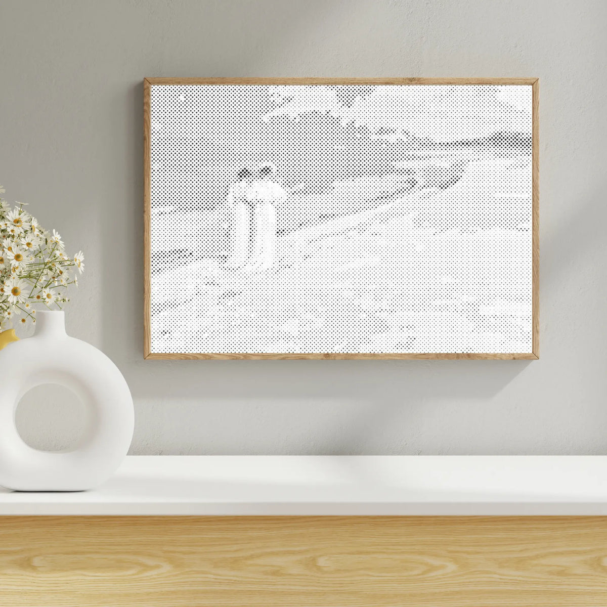 Summer Evening on Skagen's Beach, PS Krøyer | Dot Painting Kit som färdigt prickmålning motiv