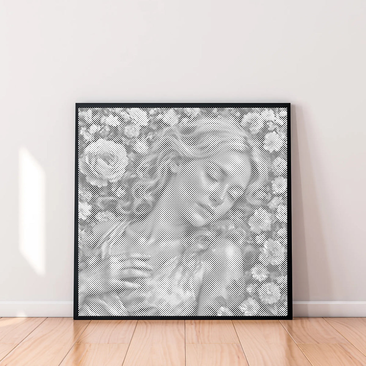 Sleeping Beauty in a Sea of Roses | Dot Painting Kit som färdigt prickmålning motiv