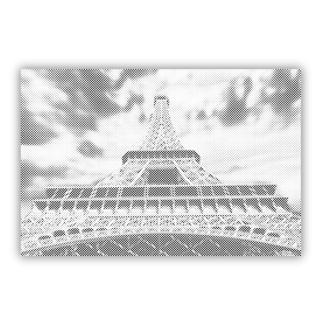 Eiffel Tower | Dot Painting Kit som färdigt prickmålning motiv