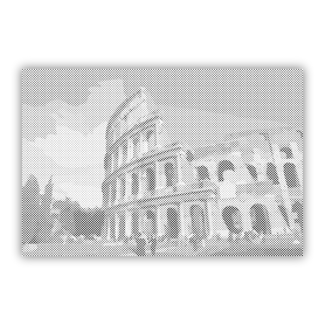 Colosseum Rome | Dot Painting Kit som färdigt prickmålning motiv