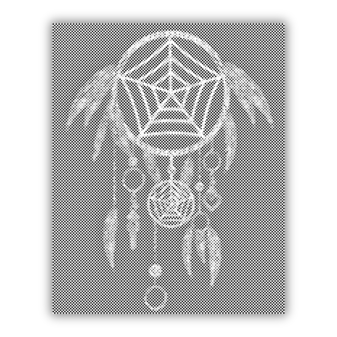 Dreamcatcher | Dot Painting Kit som färdigt prickmålning motiv